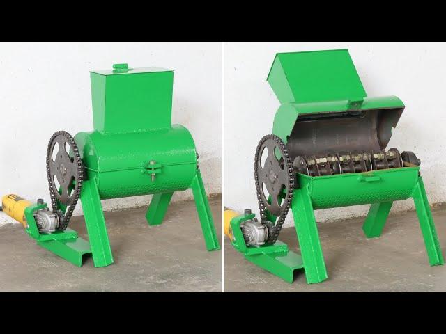 Angle Grinder HACK - How To Make A Simple Homemade Hammer Mill Using Angle Grinder | DIY