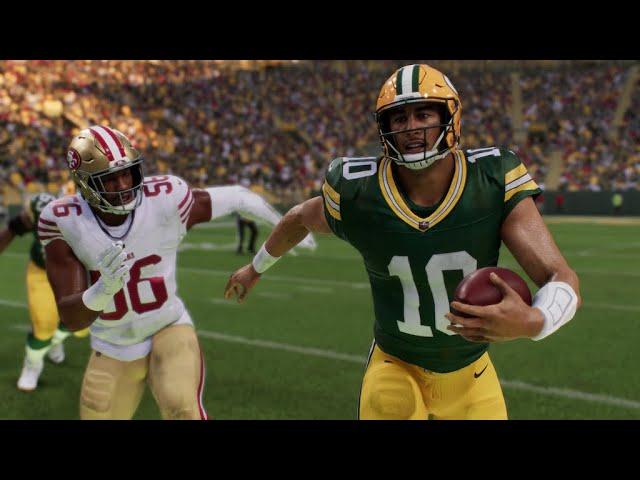 Green Bay Packers vs San Francisco 49ers - NFL Week 12 2024 Full Game Highlights (Madden 25 Sim)