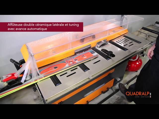 QUADRALP Savoie Mont Blanc : Affûteuse double céramique QUAD HP2