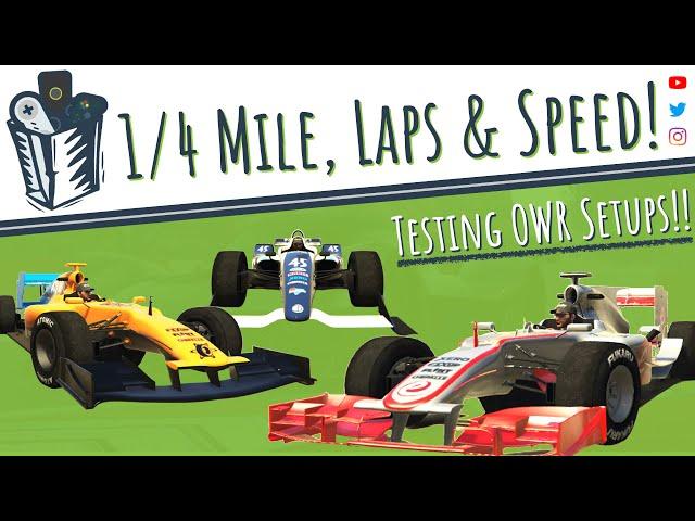 BR8 vs DR1 vs BR8 - GTA Open Wheel Setups Tested! XSX (2022) [HD}