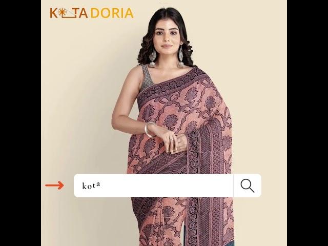 Promo Video | Kotadoria | #youtubeshorts #kotadoria #saree #sarees #shorts #short #partywearsaree