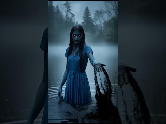 THE LAKE’S SECRET 🩸 – She Was NEVER Real… #horrorshorts #TrueHorror #GhostStory
