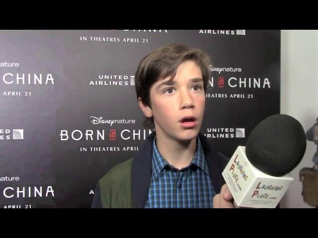 Daniel DiMaggio at the Born in China Premiere