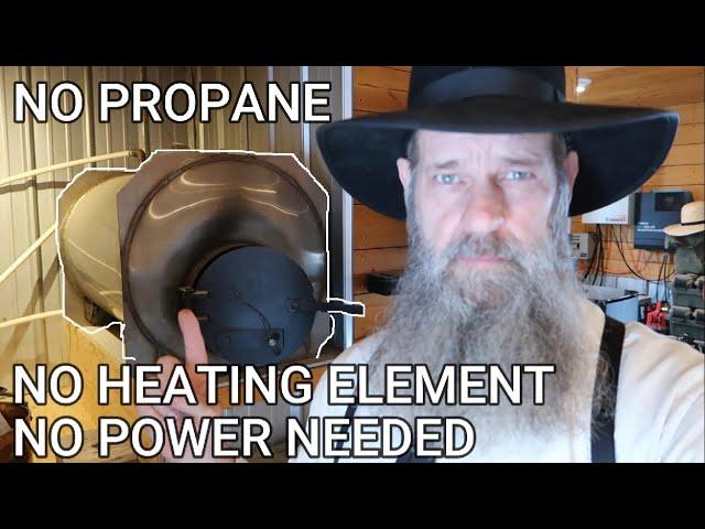 How the Amish have HOT WATER! Off Grid Living