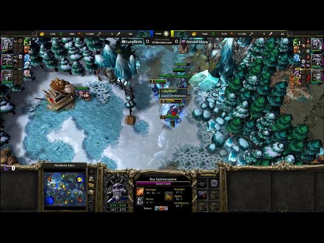 LabyRinth (UD) vs Happy (UD) - WarCraft 3 - A Game of Seconds and how time matters in RTS - WC4062