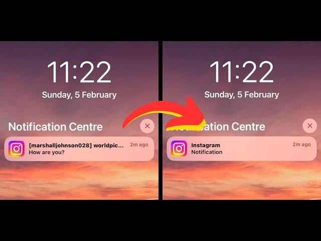 How to Hide Message Notifications On Instagram!