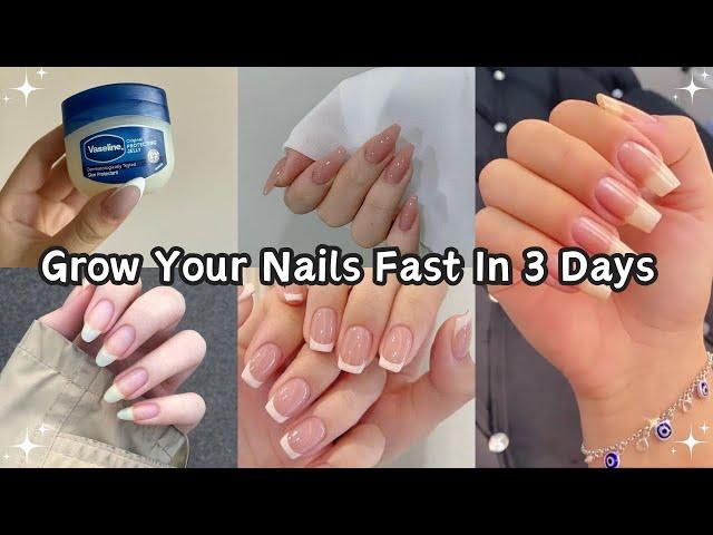 How I Grow My Nails Faster Just In 3 Days