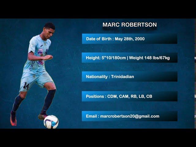 Marc Robertson Football Highlight Video 2018-2019