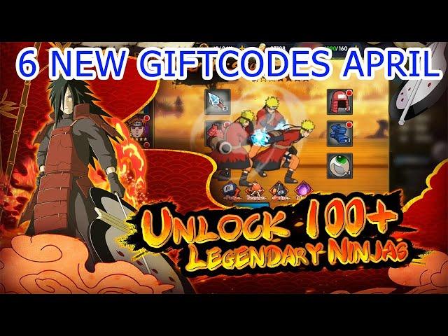 Legendary Heroes Revolution New 6 Giftcodes April - Ultimate Shinobi Victory Road Naruto RPG Android