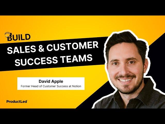 Build Sales & Customer Success Teams| Dave Apple