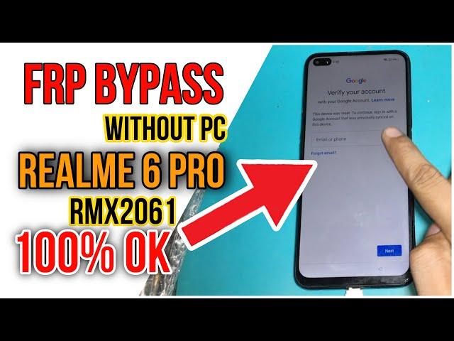 Realme 6 pro (RMX2061) Frp Bypass Without Pc Erase all data not working Android 11