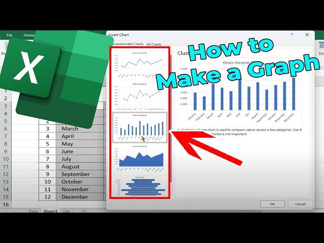 How to Make a Graph in Excel