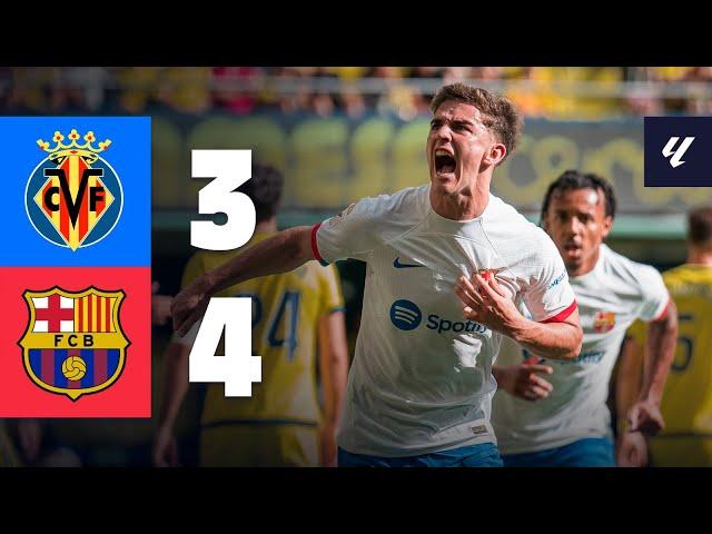 VILLARREAL 3-4 BARÇA | LALIGA 2023/24 MD3