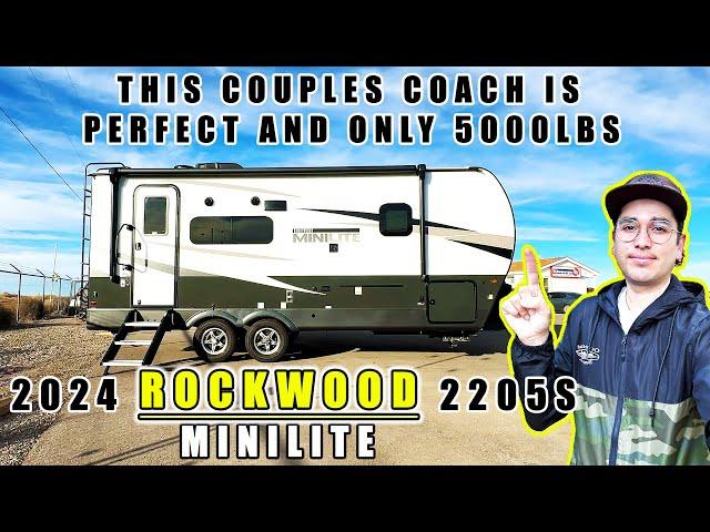 2024 ROCKWOOD MINILITE 2205S. THIS IS A HOTEL SUITE ON WHEELS AND PERFECT FOR TWO!