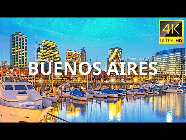 Buenos Aires, Argentina  in 4K ULTRA HD 60FPS Video by Drone