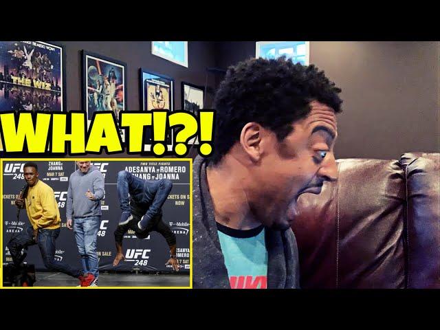 (REACTION!!) Jones vs Reyes STAREDOWN | Adesanya vs Romero DANCE OFF