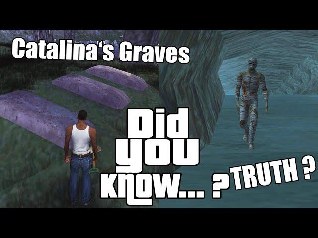 GTA San Andreas Secrets and Facts 44 Grove Street, Catalina Secret, Mummy, Mysteries