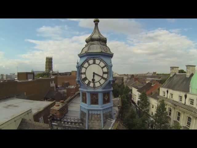 Doncaster Town Centre from the air - FPV FLYING - TBS Discovery