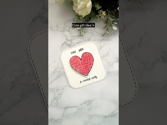 Handmade card for your loved ones | easy gift card ideas #diy #craft #handmade #love #gift #couple