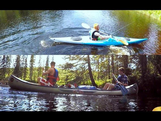 Canoe & Kayak on Svartälven River, Sweden