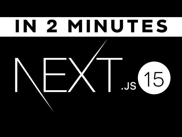 What is NEW NEXT JS 15?