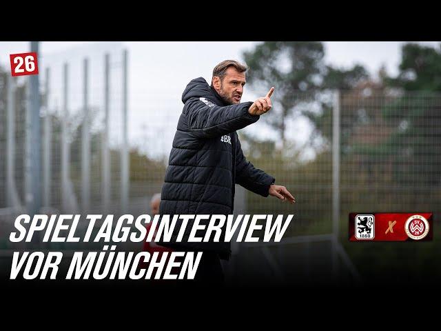 SPIELTAGSINTERVIEW vor TSV 1860 München vs. SV Wehen Wiesbaden | 3. Liga | 9. Spieltag