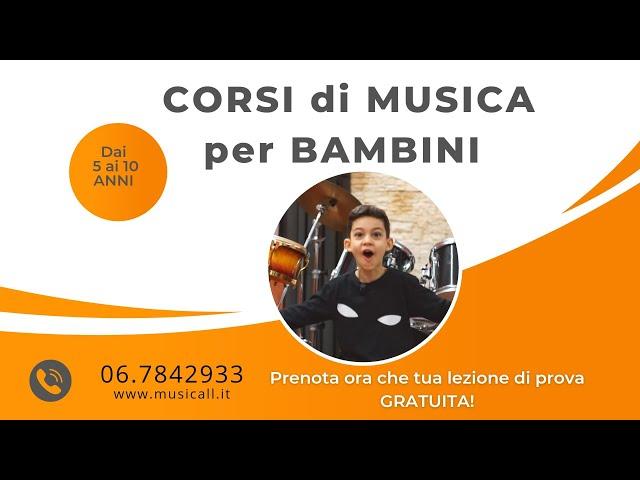 Corsi di musica e canto per bambini | Music All Scuola di musica Roma