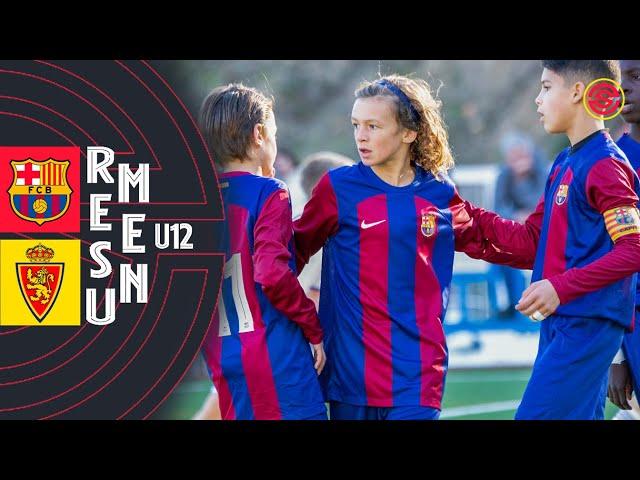 RESUMEN: FC Barcelona vs Real Zaragoza Alevín U12 Vila Corbera 2023