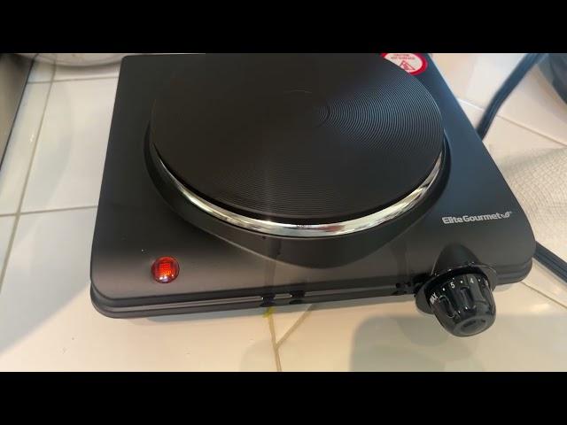 Elite Gourmet Electric Cooktop Review