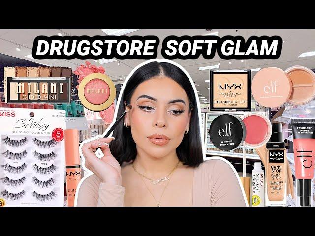 ALL DRUGSTORE Soft Glam Makeup For Beginners *Step By Step*