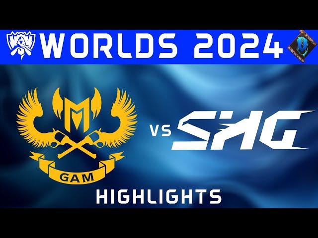 GAM vs SHG Highlights ALL GAMES | Worlds 2024 | Play-Ins Day 2 | GAM Esports vs SoftBank HAWKS