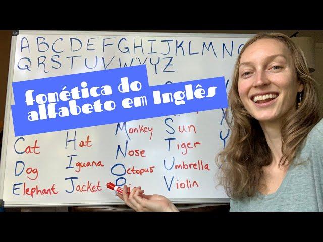 Fonética do Alfabeto em Inglês