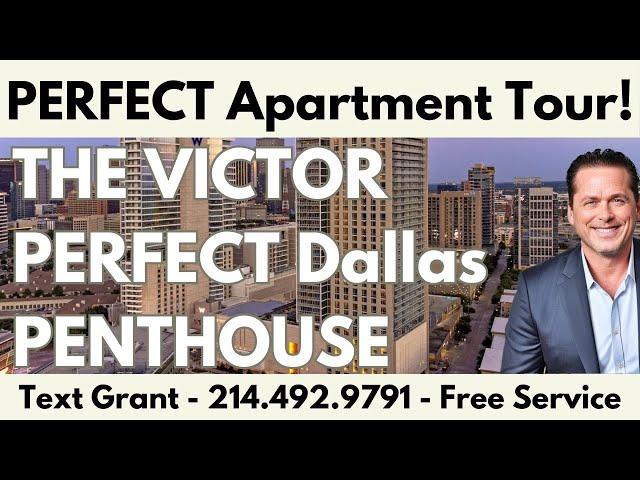 Tour this Perfect 3 Bedroom Dallas Penthouse at The Victor !