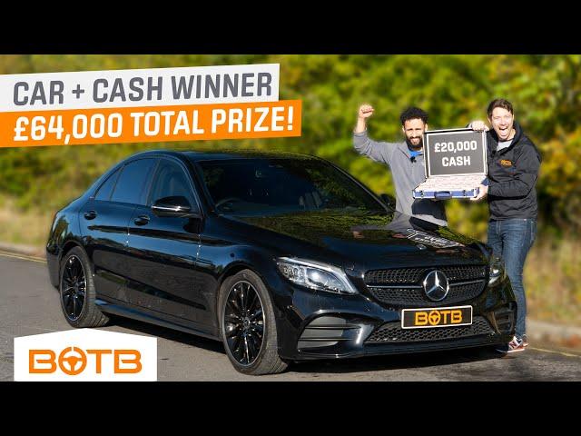 FACTORY WORKER'S BIG WIN! Ali Taher wins NEW Mercedes C300d AMG | BOTB