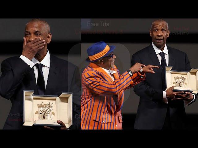Denzel Washington Cries Receiving Surprise Cannes Honour