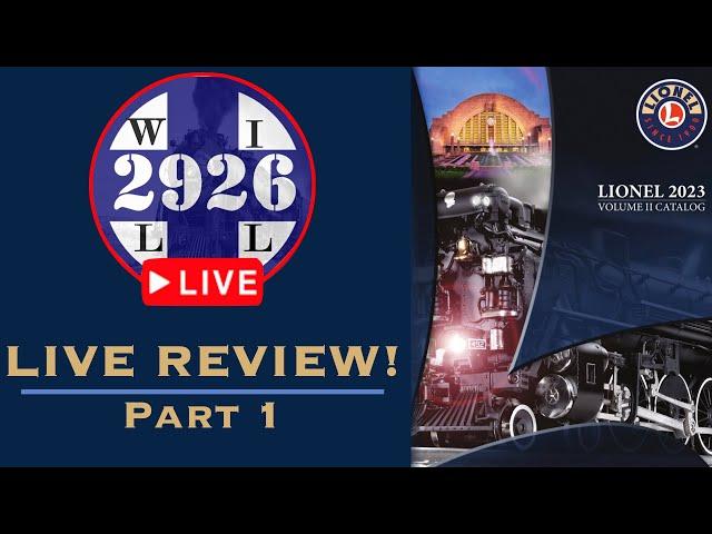 Lionel 2023 Vol 2 Catalog Review Part 1!