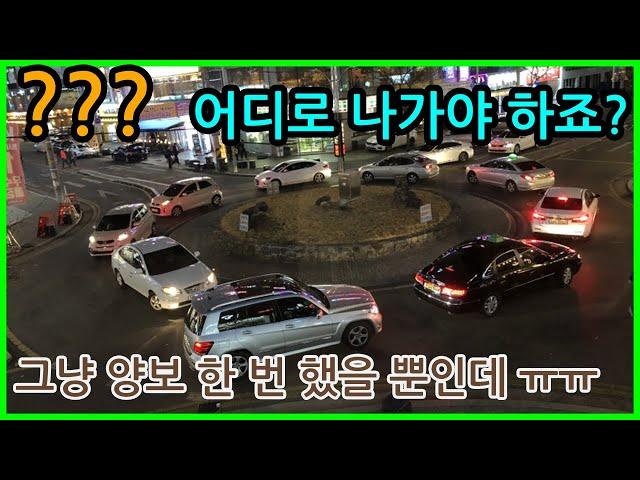 여기서 양보하면 교통 대란오고 욕먹습니다. (양보운전 생활화 되신분들 꼭 보셔야합니다.)