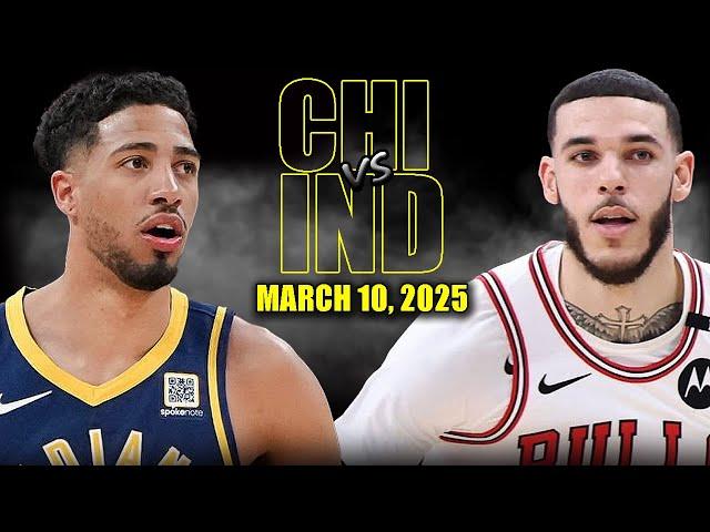 Chicago Bulls vs Indiana Pacers Full Game Highlights - March 10, 2025 | NBA Regular Season