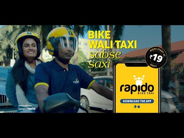 Rapido Bike-Taxi | Bike Wali Taxi Sabse Saxi | Bus Stop