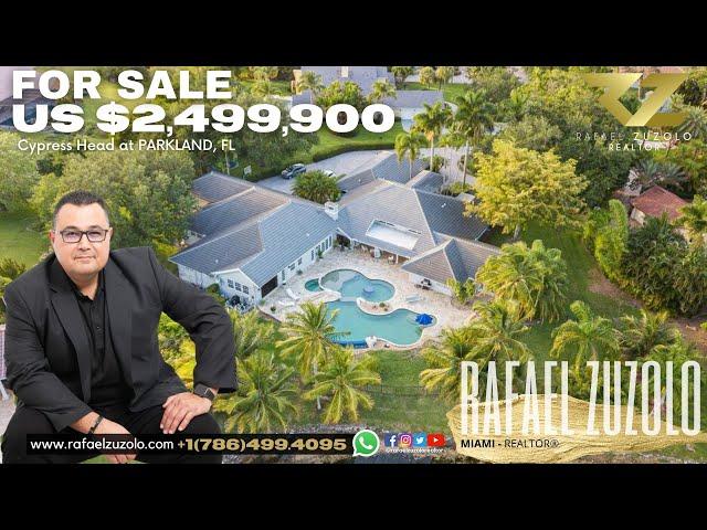 Home for sale Parkland, FL - Luxury residence in Cypress Head