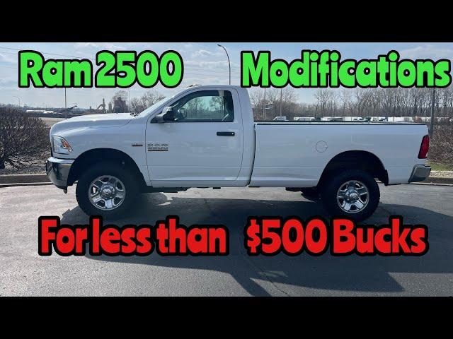 2015 Ram 2500 CHEAP Upgrades
