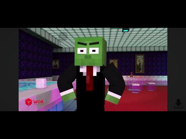 Monster Toons Minecraft Animation Red Vs Pink Love story