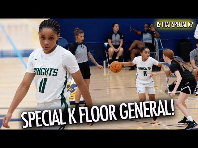 #1 Girls Basketball Player Special K is the Ultimate Floor General ️