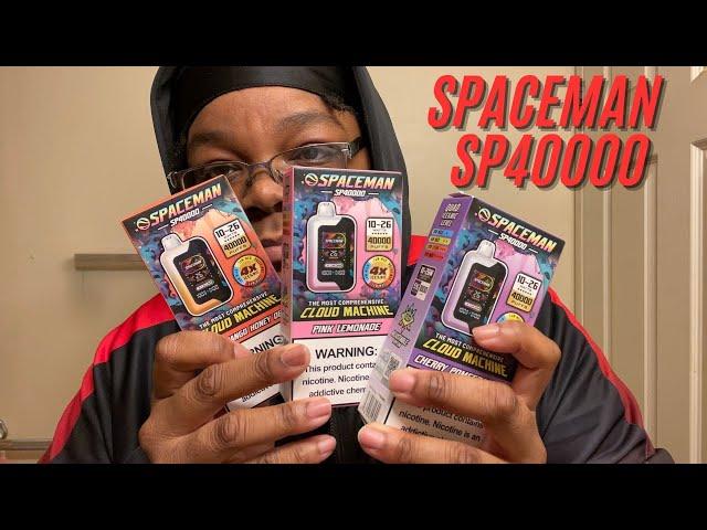 *NEW* Spaceman SP40000 With Ice & Nic Control?! Disposable Vape Review