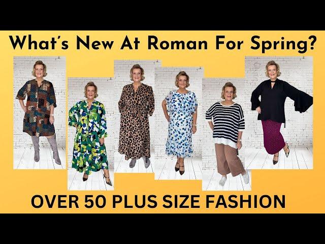 What's New At Roman For Spring?  Over 50 Plus Size Try On