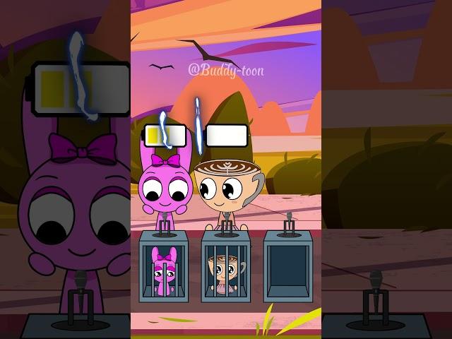 New Incredibox Sprunki: Help Cappuccina, Pinki and Oren charge the battery to save their baby
