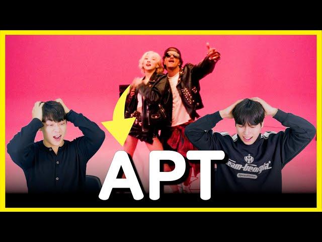 ROSÉ & Bruno Mars - APT. (Official Music Video) KOREAN REACTION 