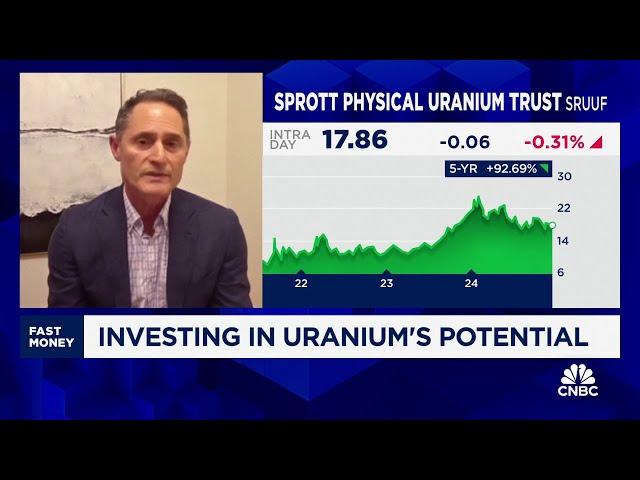 Uranium miners well positioned to benefit from growing demand, says Sprott's John Ciampaglia