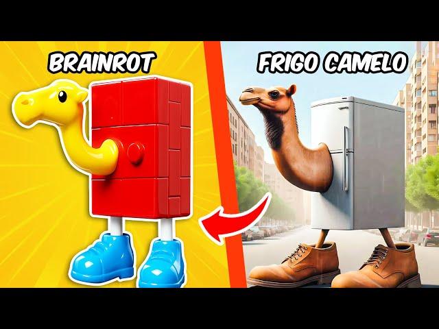 Brainrot in LEGO: Transform Minifigure into AI Brainrot Animal | FUNZ Bricks