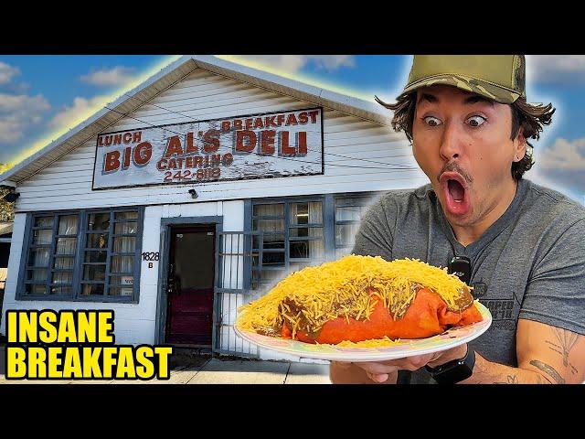 Eating At The Most UNUSUAL Restaurant… *BREAKFAST* (THEY LIVE HERE)